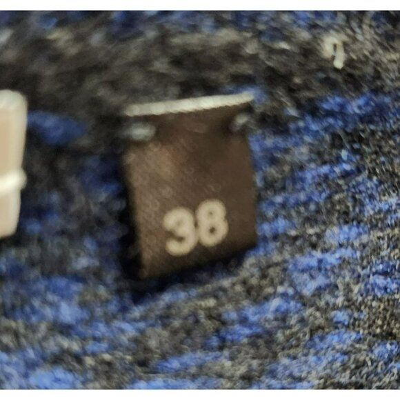 Nells Nelson Cashmere Wool Blend Top Size M / 38IT – Black & Blue – Bateau Neck - Picture 3 of 7